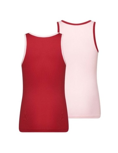 Beeren Meisjes Mix&Match hemd L.Roze/D.Rood 2Pack