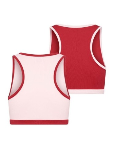 Beeren Meisjes Mix&Match Topje L.Roze/D.Rood 2Pack