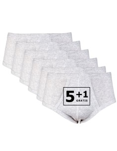 Beeren Heren slip met gulp M3000 6Pack Grijs