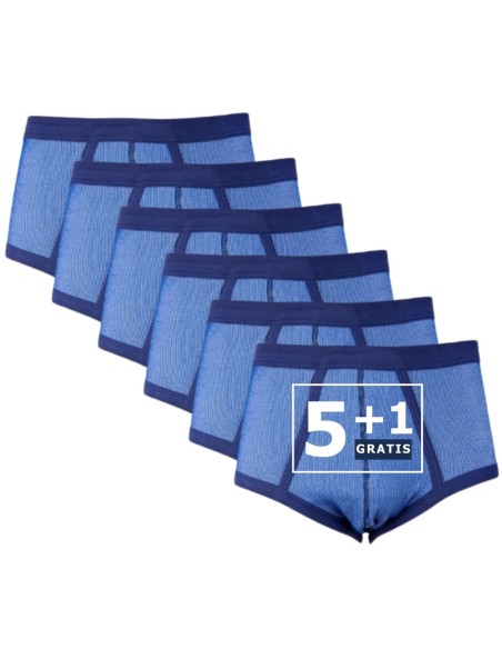 Beeren Heren slip met gulp M2000 6Pack Blauw