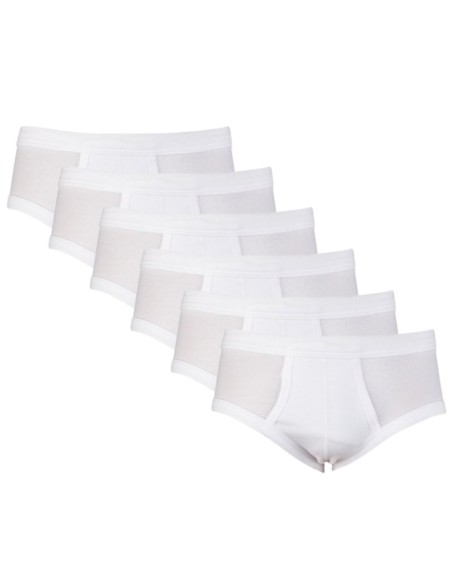 Beeren heren slip met gulp 6Pack Wit Beeren heren slip met gulp 6Pack Wit