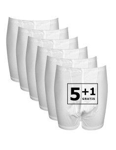 Beeren Heren Klassieke Sportbroek met gulp M3400 6Pack Wit