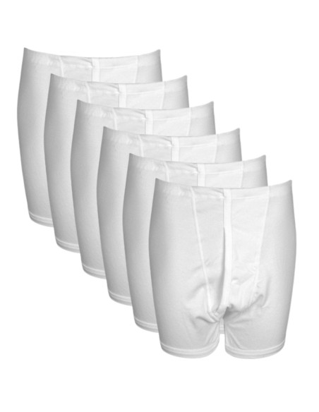 Beeren Heren Klassieke Sportbroek met gulp M3400 6Pack Wit