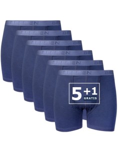 Beeren Heren boxershort Dylan 6Pack Navy