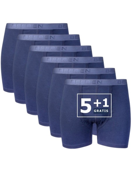 Beeren Heren boxershort Dylan 6Pack Navy