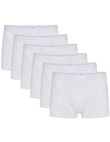 Beeren Heren boxershort Young (zachte micro stof) 6Pack Wit