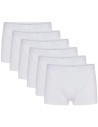 Beeren Heren boxershort Young (zachte micro stof) 6Pack Wit