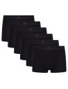 Beeren Heren boxershort Young (zachte micro stof) 6Pack Zwart