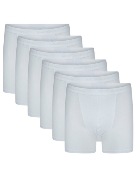 Beeren Heren boxershort Roger 6Pack Wit