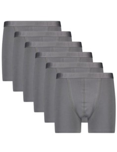 Beeren Heren boxershort Roger 6Pack Antraciet