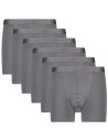 Beeren Heren boxershort Roger 6Pack Antraciet