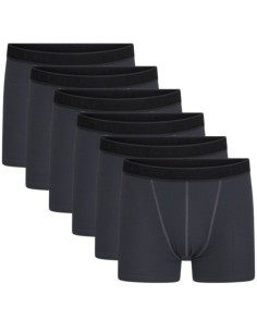 Beeren Heren Boxershort Young Sven (zachte micro stof) 6Pack Antraciet