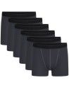 Beeren Heren Boxershort Young Sven (zachte micro stof) 6Pack Antraciet