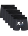 Beeren Heren Boxershort Young Sven (zachte micro stof) 6Pack Antraciet