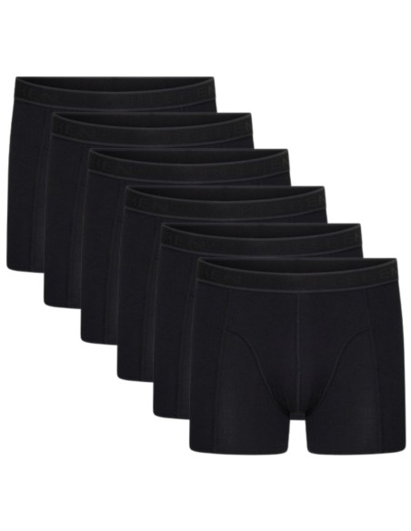 Beeren Heren boxershort Cotton Stretch Hugo 6Pack Zwart