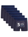 Beeren Heren boxershort Cotton Stretch Hugo 6Pack Navy