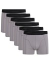 Beeren Heren boxershort Cotton Stretch Hugo 6Pack Grijs