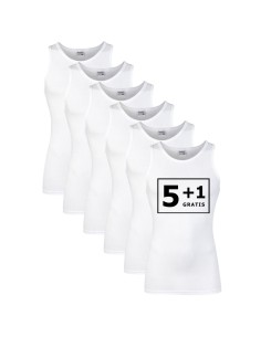 Beeren Heren singlet Comfort Feeling 6Pack Wit