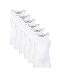 Beeren Heren singlet Comfort Feeling 6Pack Wit 2