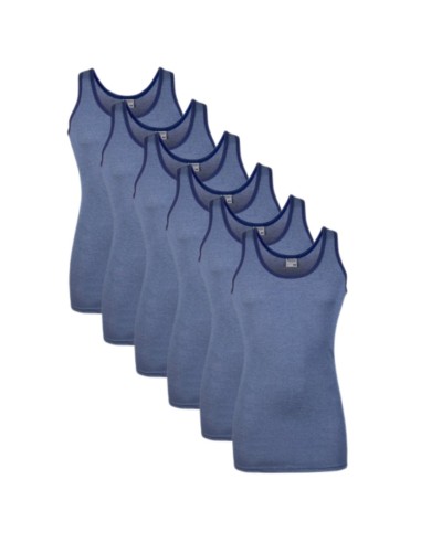 Beeren Heren singlet Jupiter 6Pack Navy