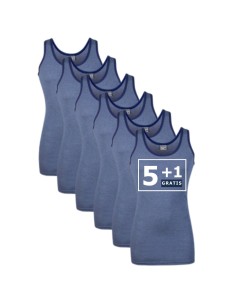 Beeren Heren singlet Jupiter 6Pack Navy