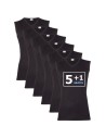 Beeren Heren mouwloos shirt V-hals M3000 6Pack Zwart