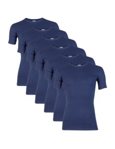Beeren Heren T-shirt K.M. met O-hals M3000 6Pack Navy