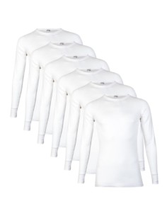 Beeren Heren T-shirt L.M. M3000 6Pack Wit