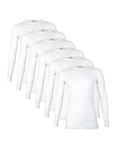 Beeren Heren T-shirt L.M. M3000 6Pack Wit