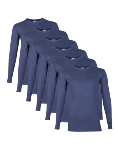 Beeren Heren T-shirt L.M. M3000 6Pack Navy