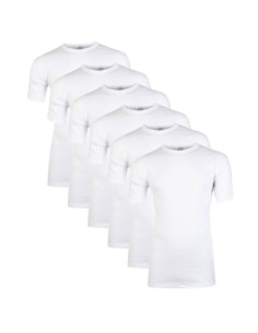 Beeren Heren hemd K.M. M3400 6Pack Wit