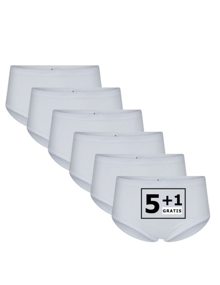 Beeren Dames slip Belinda 6Pack Wit