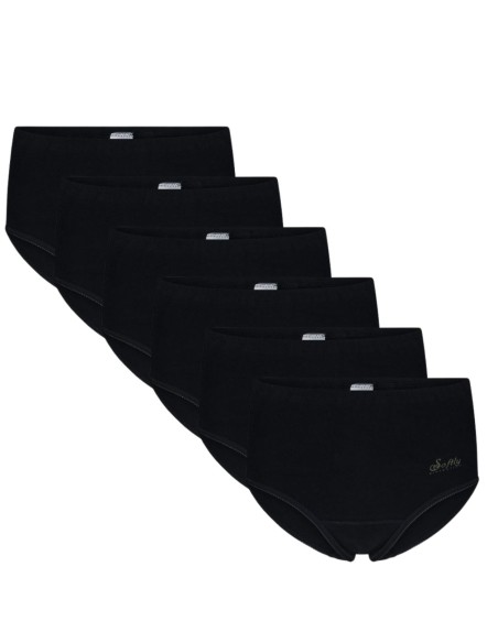 Beeren Dames tailleslip Julia 6Pack Zwart