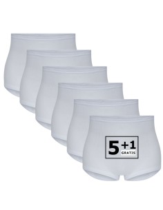 Beeren Dames tailleslip Startex 6Pack Wit