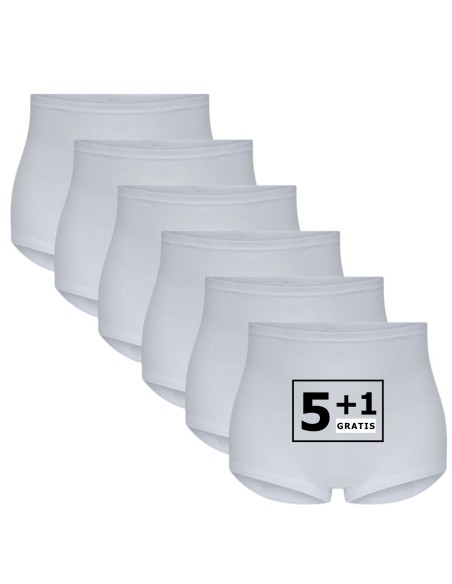 Beeren Dames tailleslip Startex 6Pack Wit