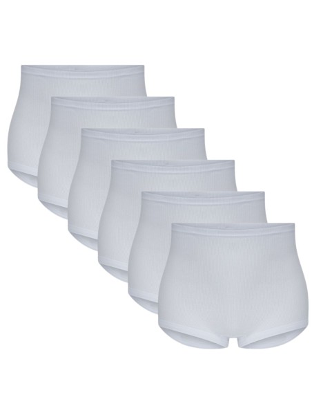 Beeren Dames tailleslip Startex 6Pack Wit