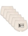 Beeren Dames tailleslip (Maxi) Briljant 6Pack Beige
