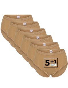 Beeren Dames tailleslip Young 6Pack Beige