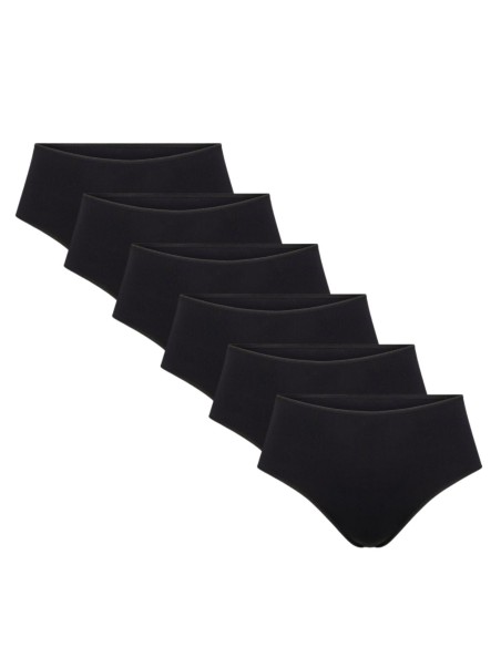 Beeren Dames Maxi String Elegance 6Pack Zwart