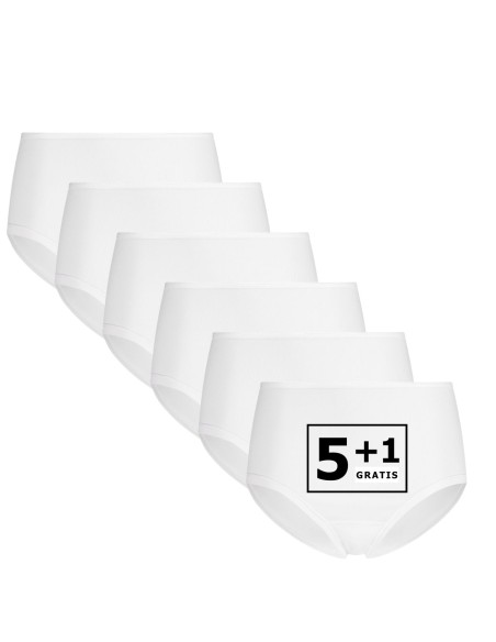 Beeren Dames Elegance Maxi Slip 6Pack Wit