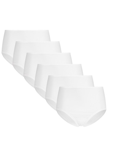 Beeren Dames Elegance Maxi Slip 6Pack Wit