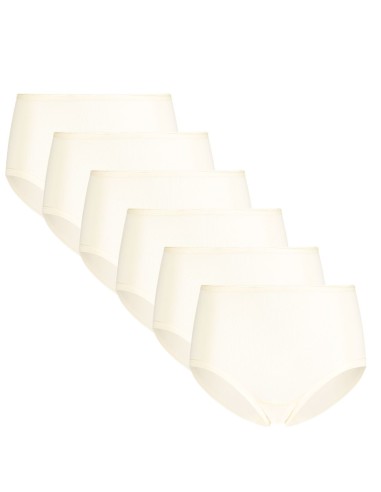 Beeren Dames Elegance Maxi Slip 6Pack Ivoor
