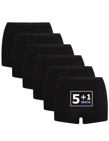 Beeren Dames Panty Softly 6Pack Zwart
