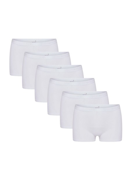 Beeren Dames boxershort Young 6Pack Wit