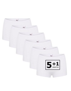 Beeren Dames boxershort Comfort Feeling 6Pack Wit
