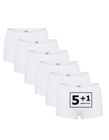 Beeren Dames boxershort Comfort Feeling 6Pack Wit