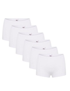 Beeren Dames boxershort Comfort Feeling 6Pack Wit
