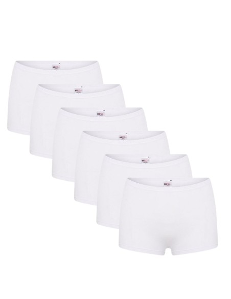 Beeren Dames boxershort Comfort Feeling 6Pack Wit Beeren Dames boxershort Comfort Feeling 6Pack Wit