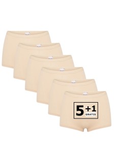 Beeren Dames boxershort Comfort Feeling 6Pack Beige