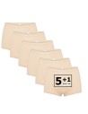 Beeren Dames boxershort Comfort Feeling 6Pack Beige